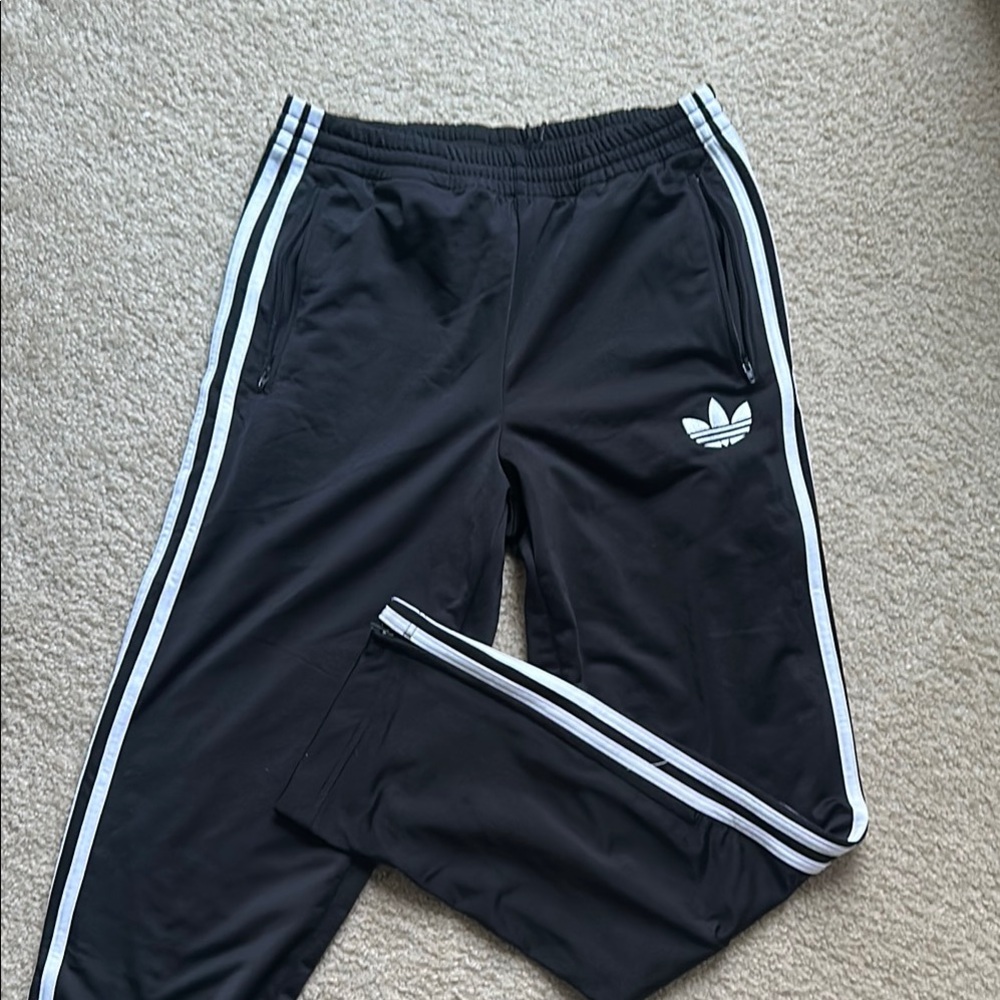 Adidas Mans Black Track Pants